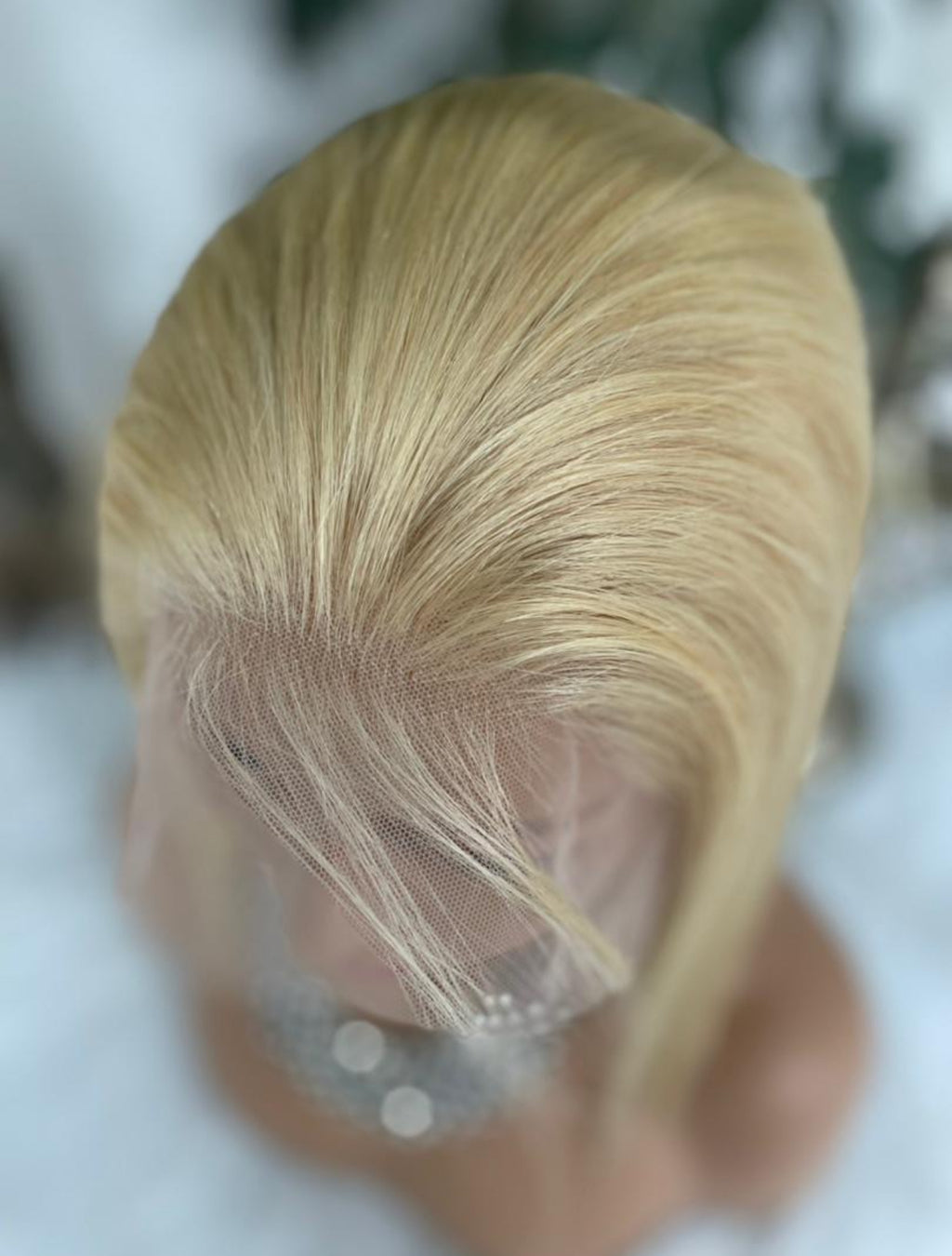 10 inch blonde wig 13*4 transparent lace